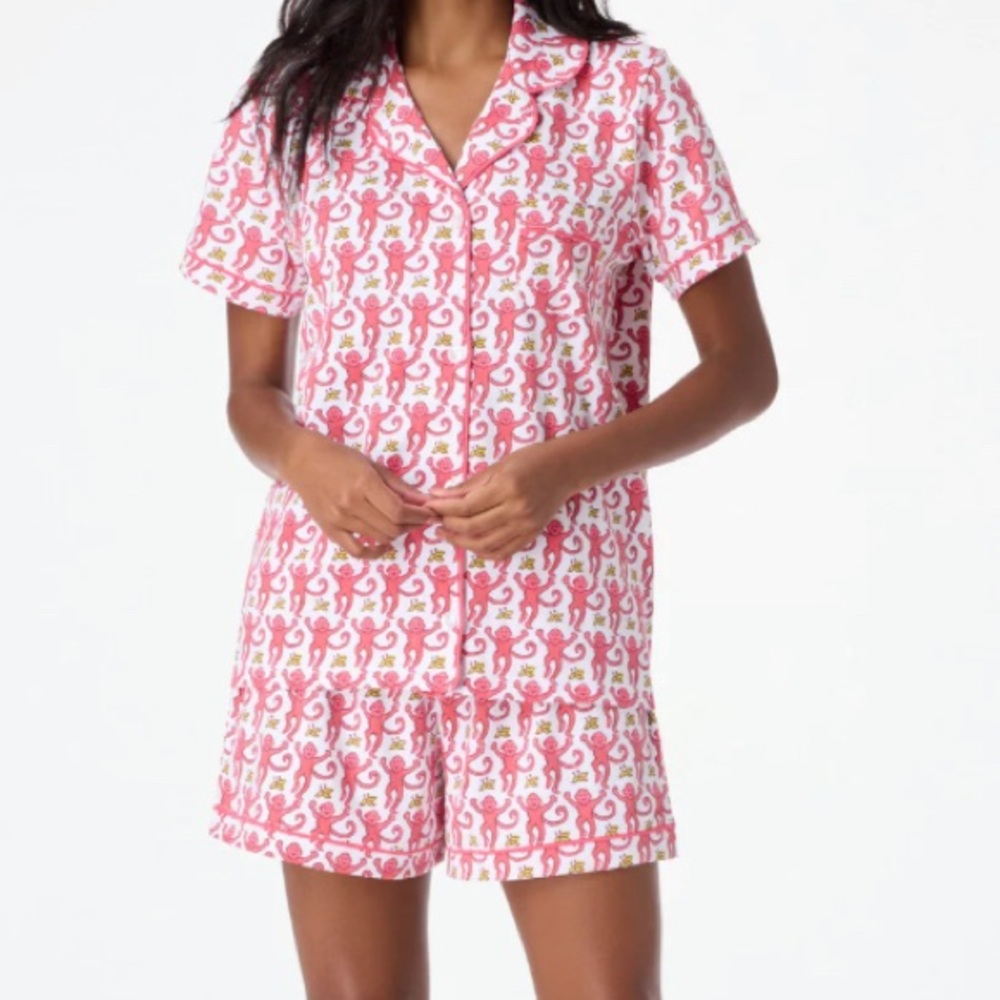 pink roller rabbit pajamas- size small